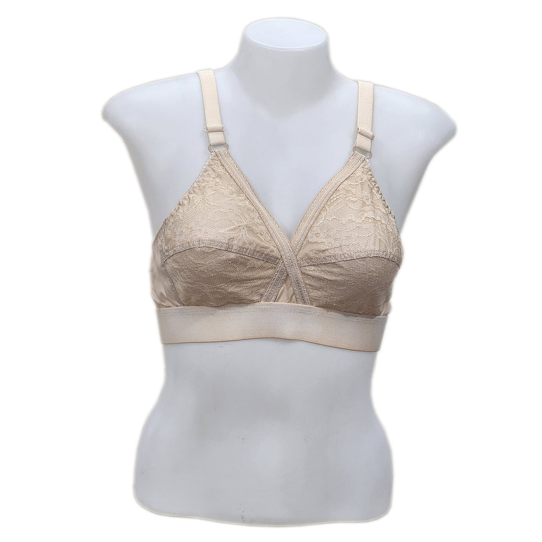 LinMart.pk Pack Of 4 Cross Design Women Ladies Girls Cotton Bra Blouse Brazier
