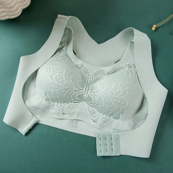 3D High Quality Too Soft & Comfortable Push Up Removable Padded full Back Support Sports Bra butterfly wings