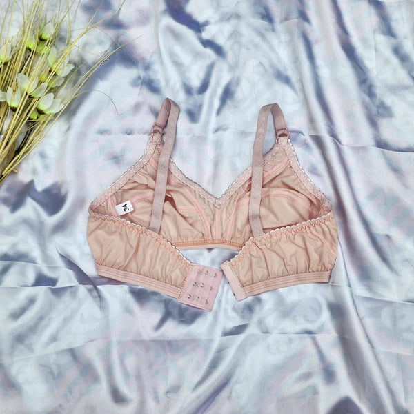 LinMart.pk Pack Of 3 Soft Classic Cotton High Quality Non Padded Bras