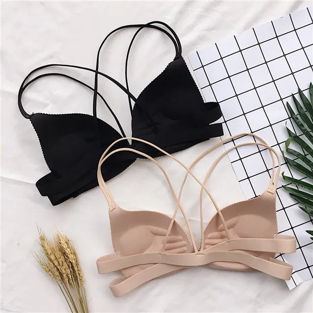 New Seamless Closure Light Padded Beauty Back Padded Bra k162