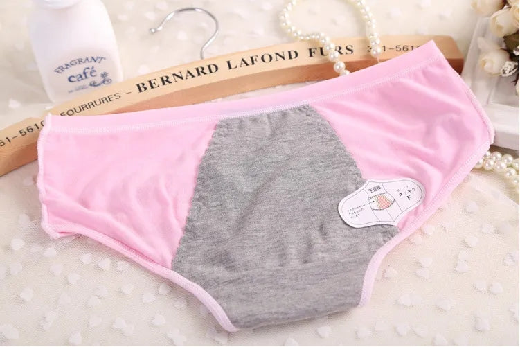 LinMart Leak Proof Panties Period Penties for Women Cotton Panties Women Sexy Physiological Underwear Period Waterproof Briefs