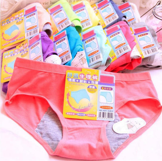LinMart Pack Of 3 - Seamless Anti-Leak Menstrual Period, Leak-Proof Panties
