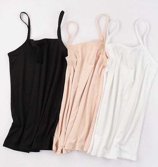 Linmart pack of 3 plain camisole for girls and women shames type camisole
