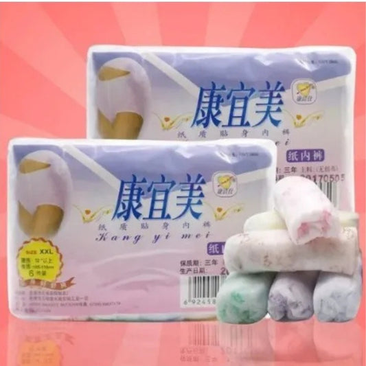 Pack Of 6 Disposable Panties For girls